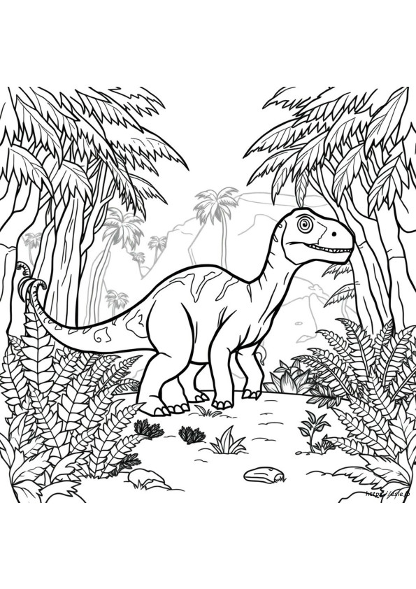 Dinozor Boyama Resimleri