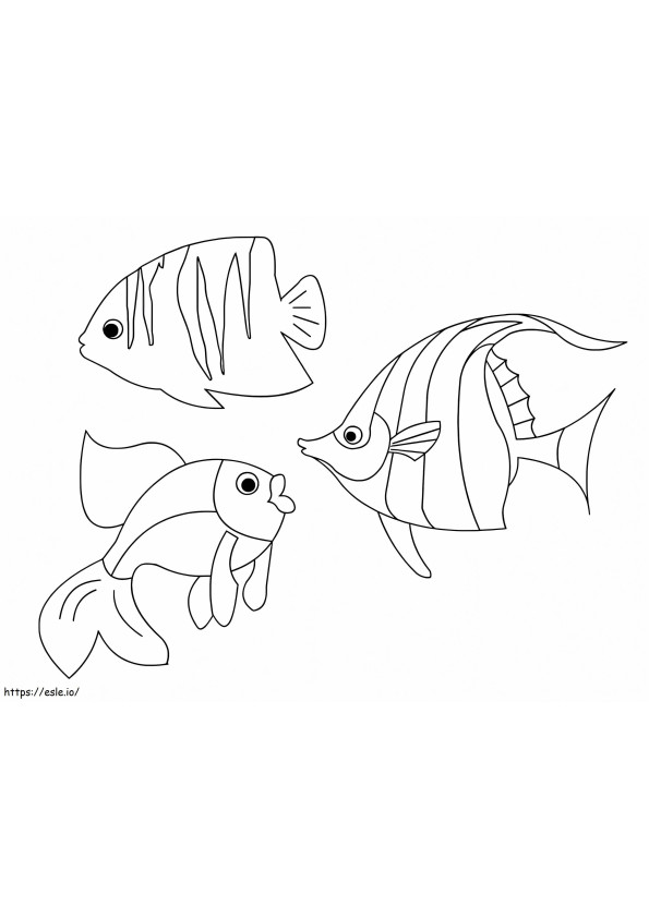 Fische ausmalbilder