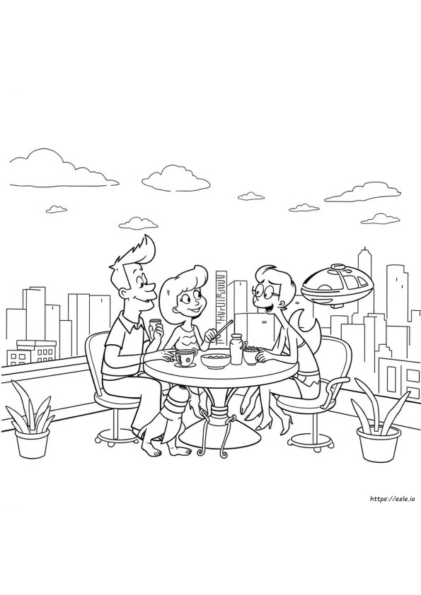Lembar Mewarnai Jetsons