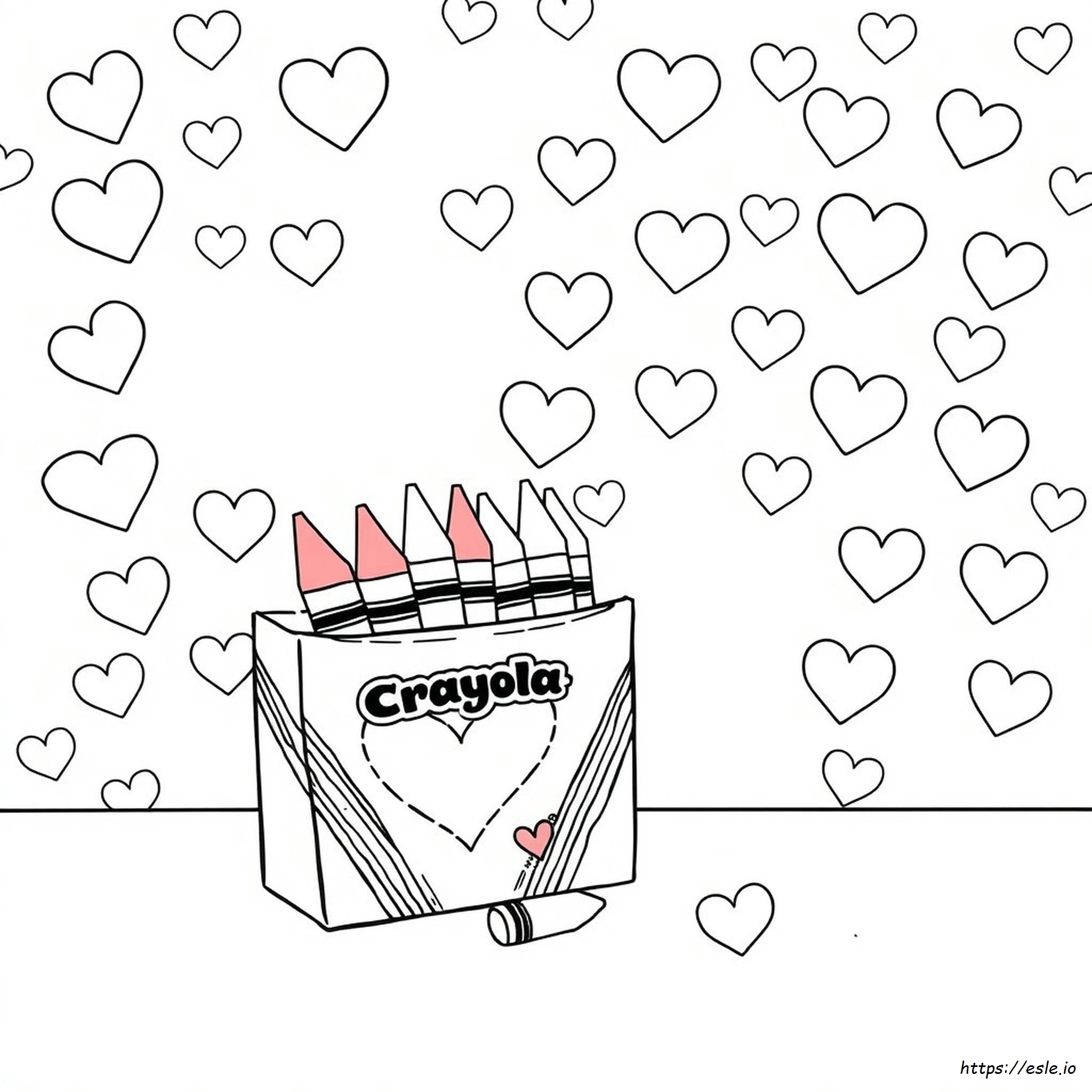 Páginas Para Colorear De San Valentín Gratis De Crayola
