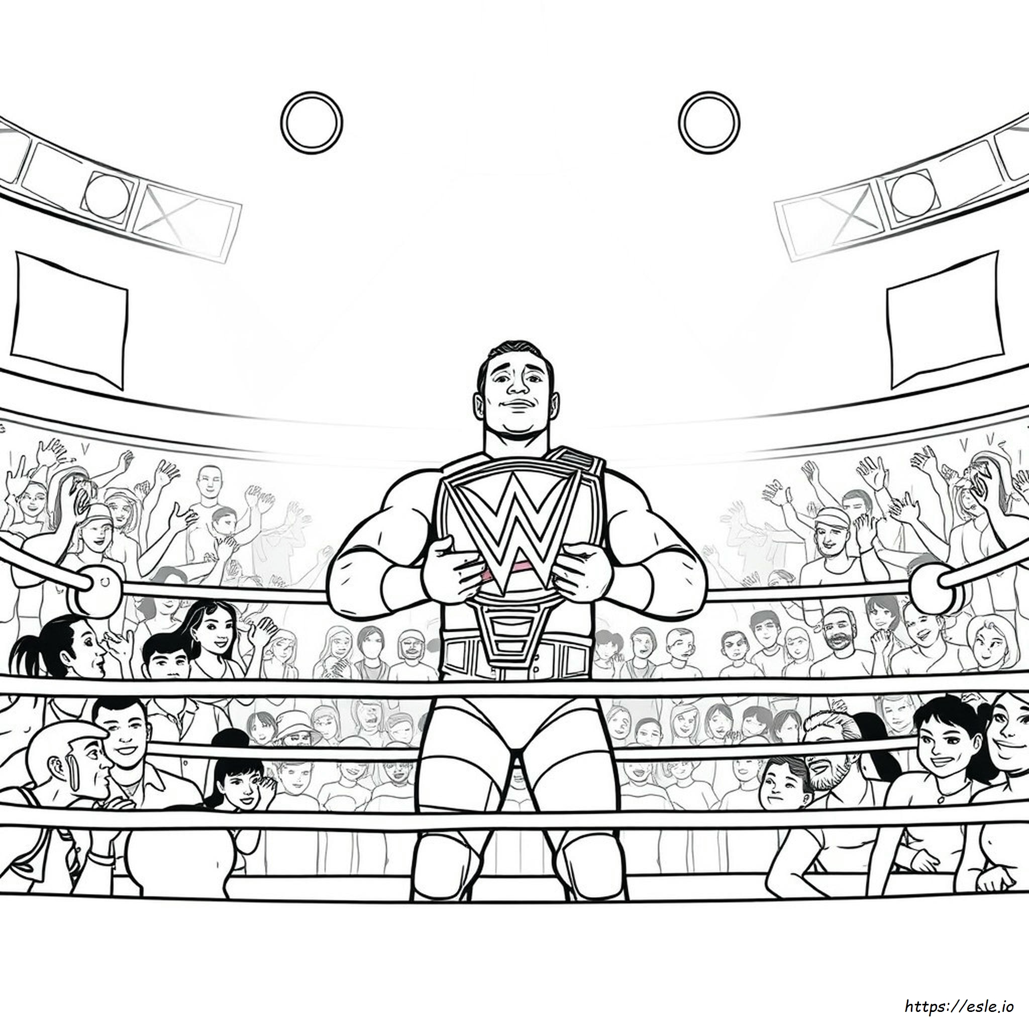 Wwe Wrestlemania Disegni Da Colorare