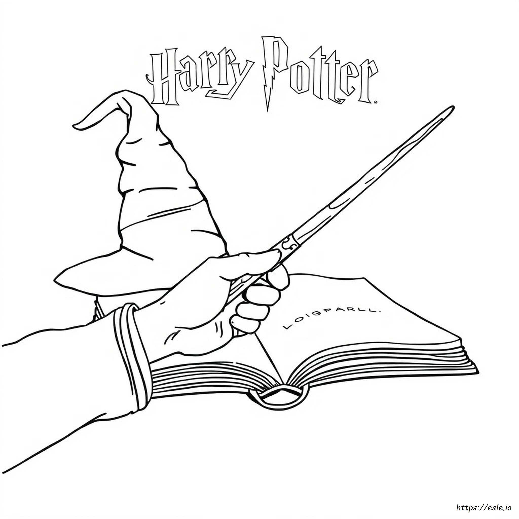 Bacchetta Di Harry Potter – Disegni Da Colorare