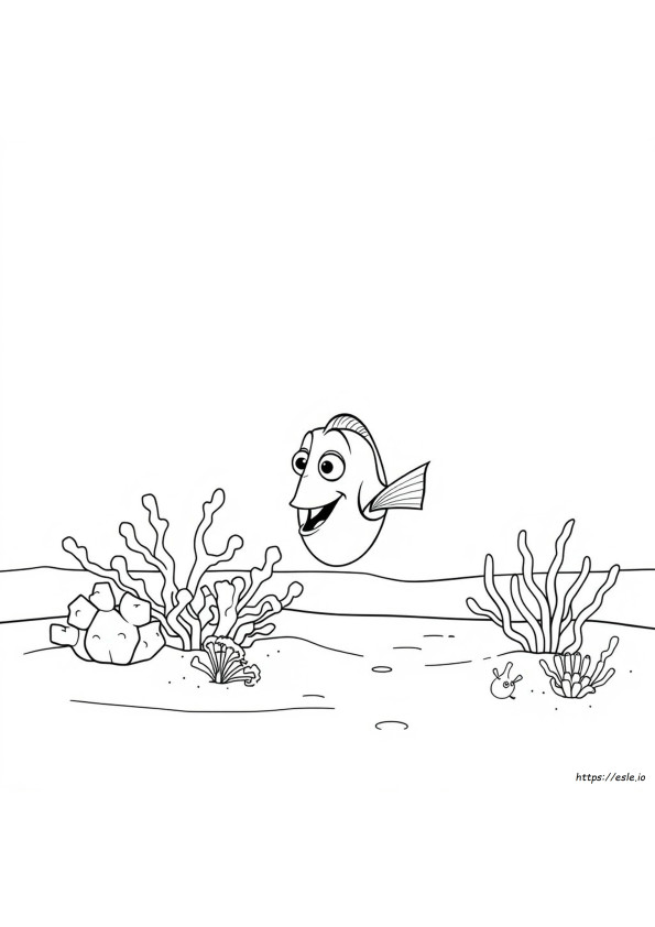 Coloriage Dory