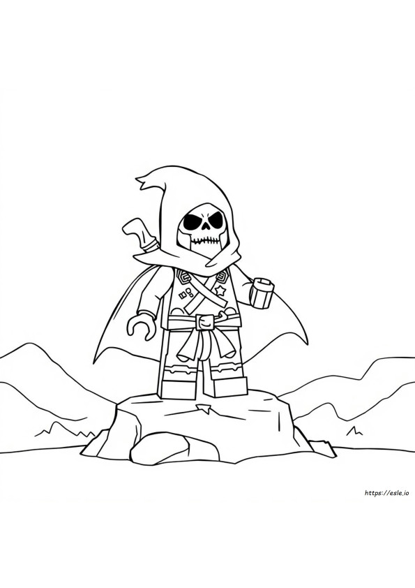 Ninjago Skull Sorcerer Coloring Pages