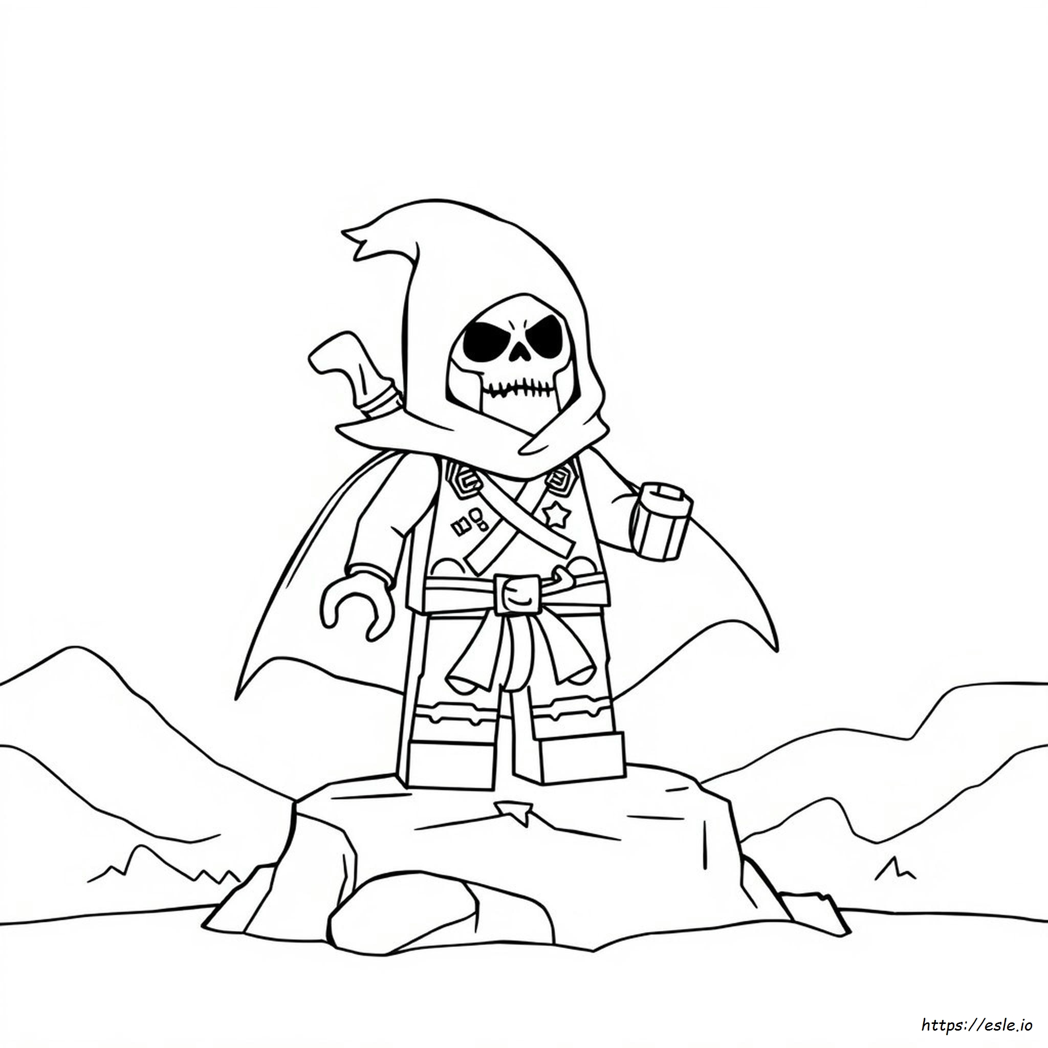 Ninjago Skull Sorcerer Coloring Pages