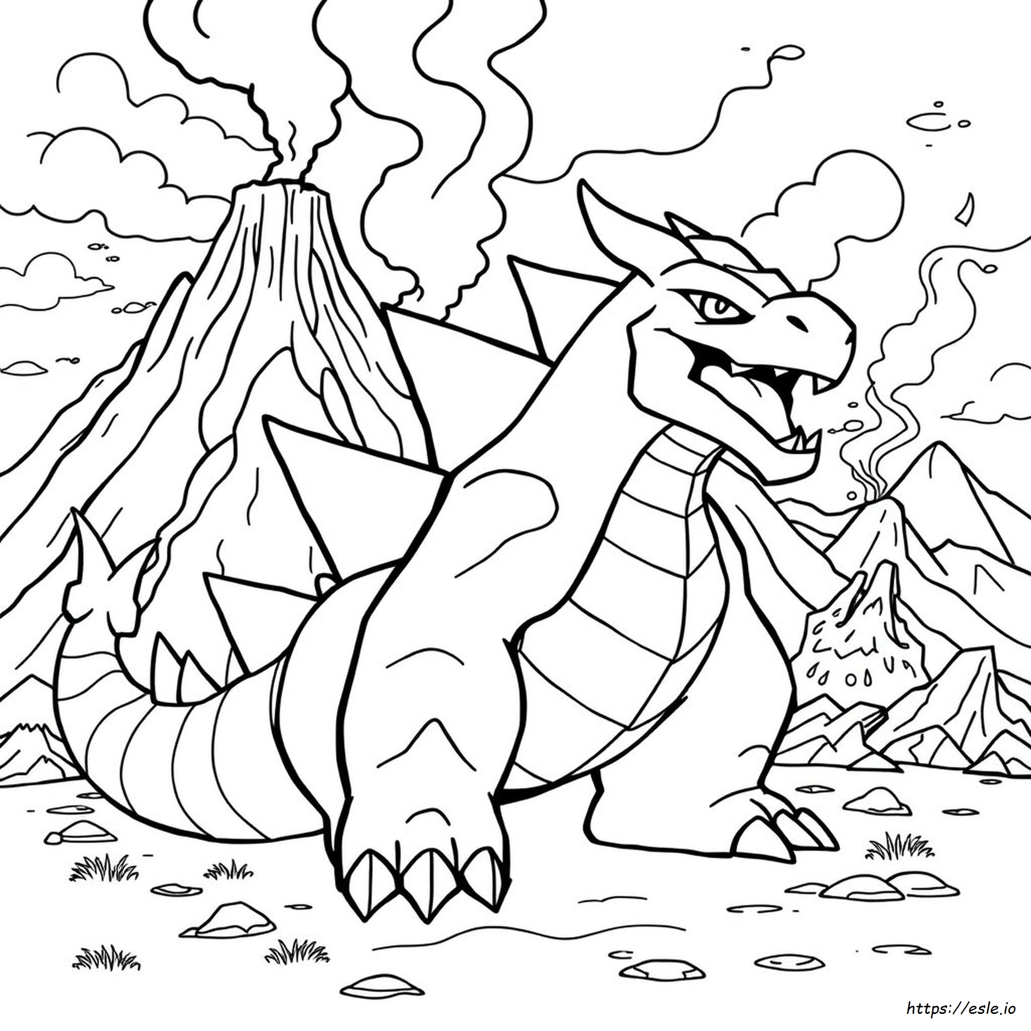Pokemon Primal Groudon Da Colorare