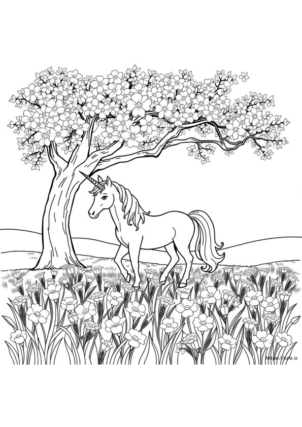 Free Unicorn Coloring Pages For Adults