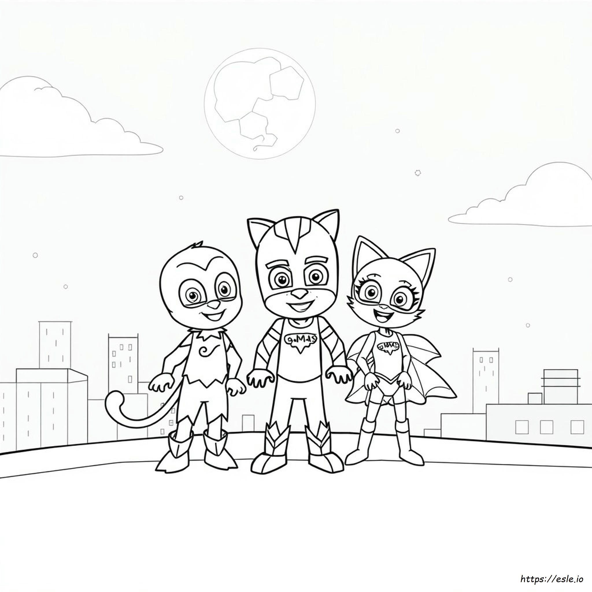 Pj Masks Disegni Da Colorare Gratis