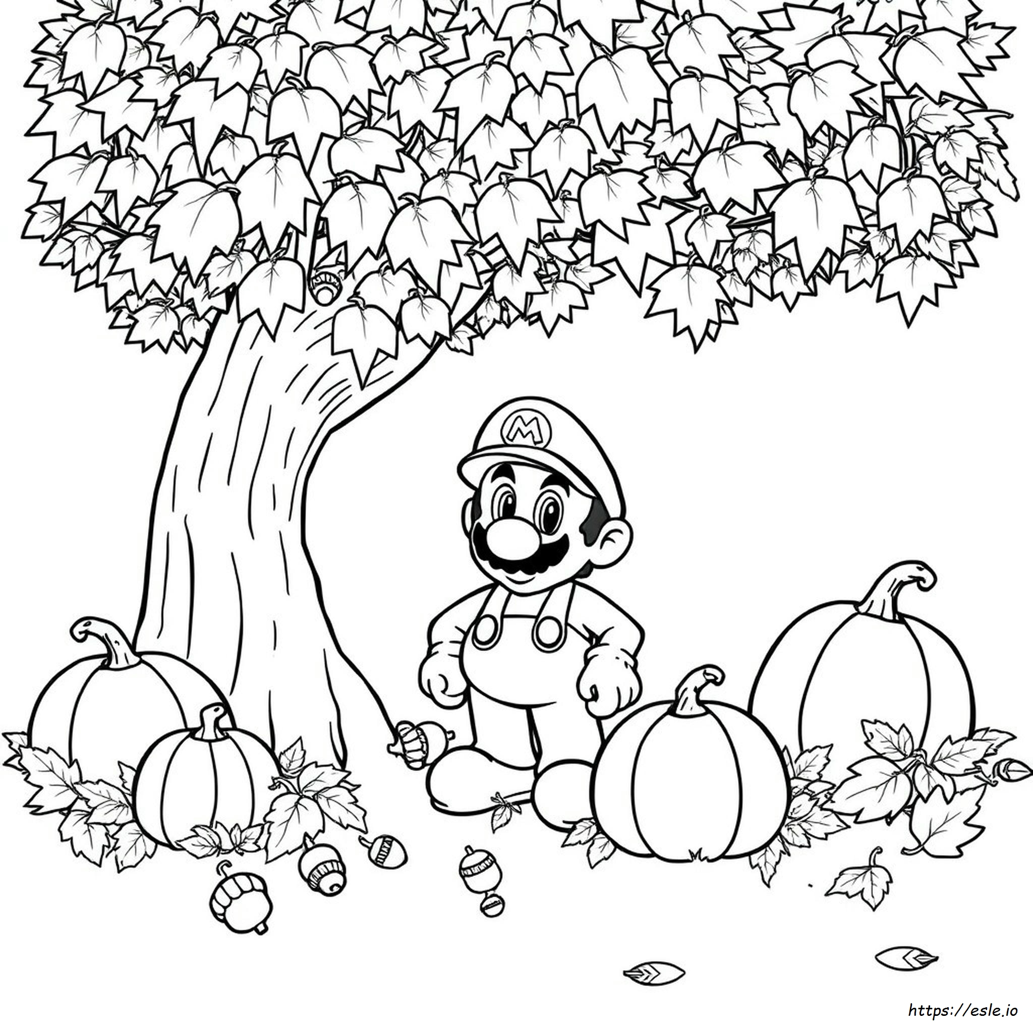 Pagene Da Colorare Autunnali Di Mario
