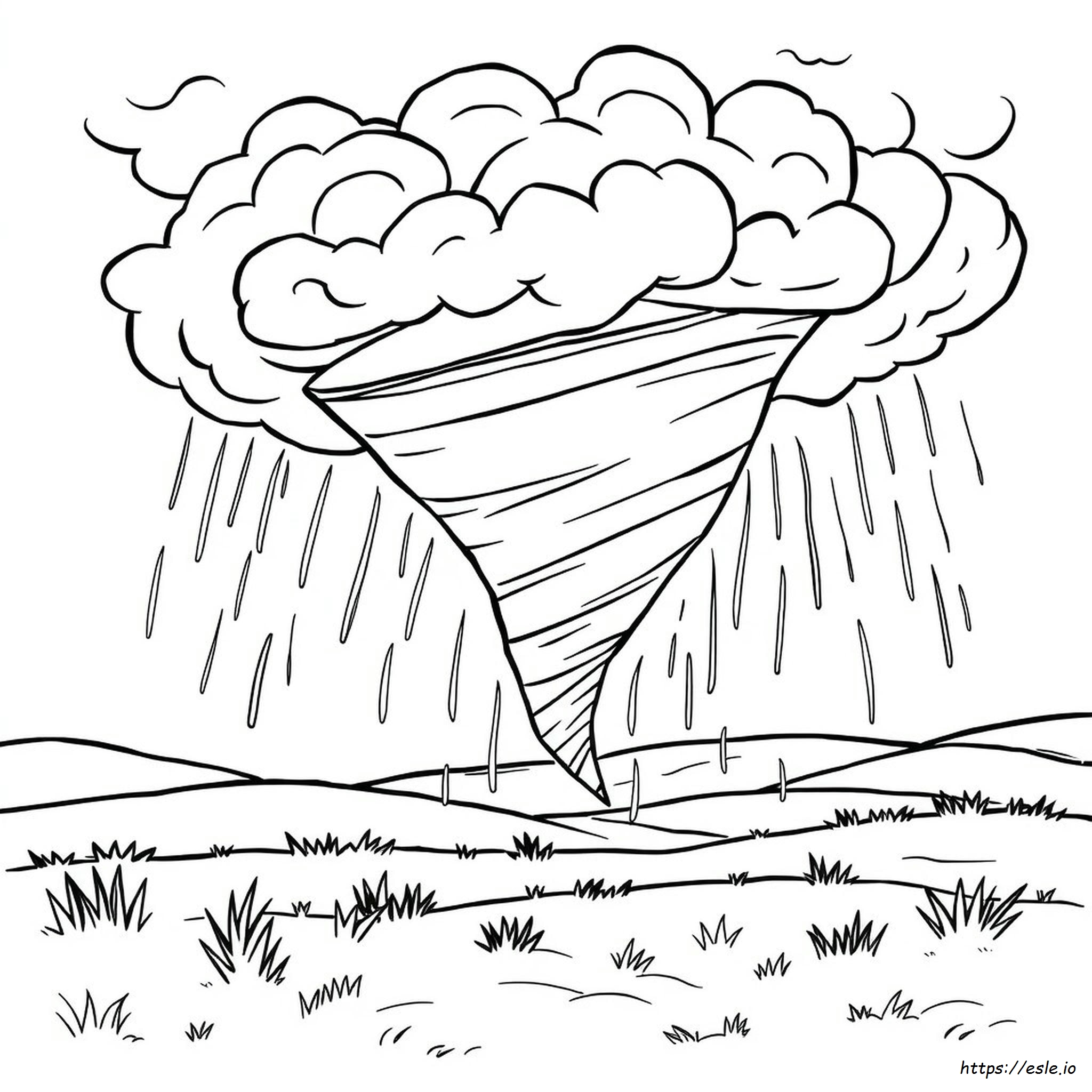 Disegni Sul Maltempo Da Colorare