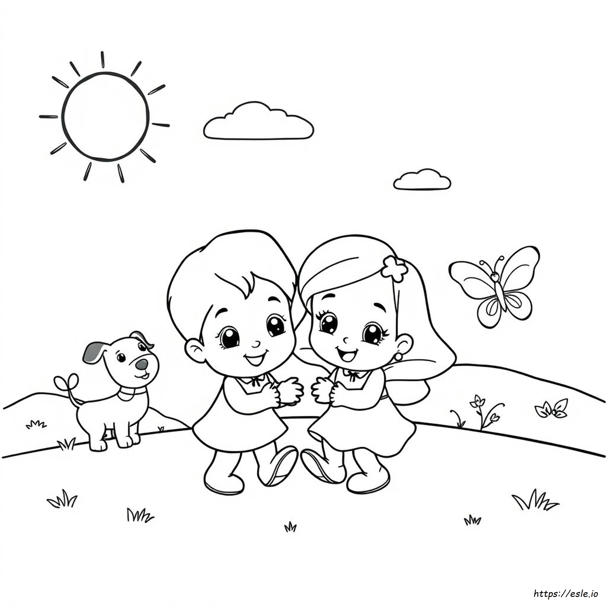 Pocoyo Nina Coloring Pages