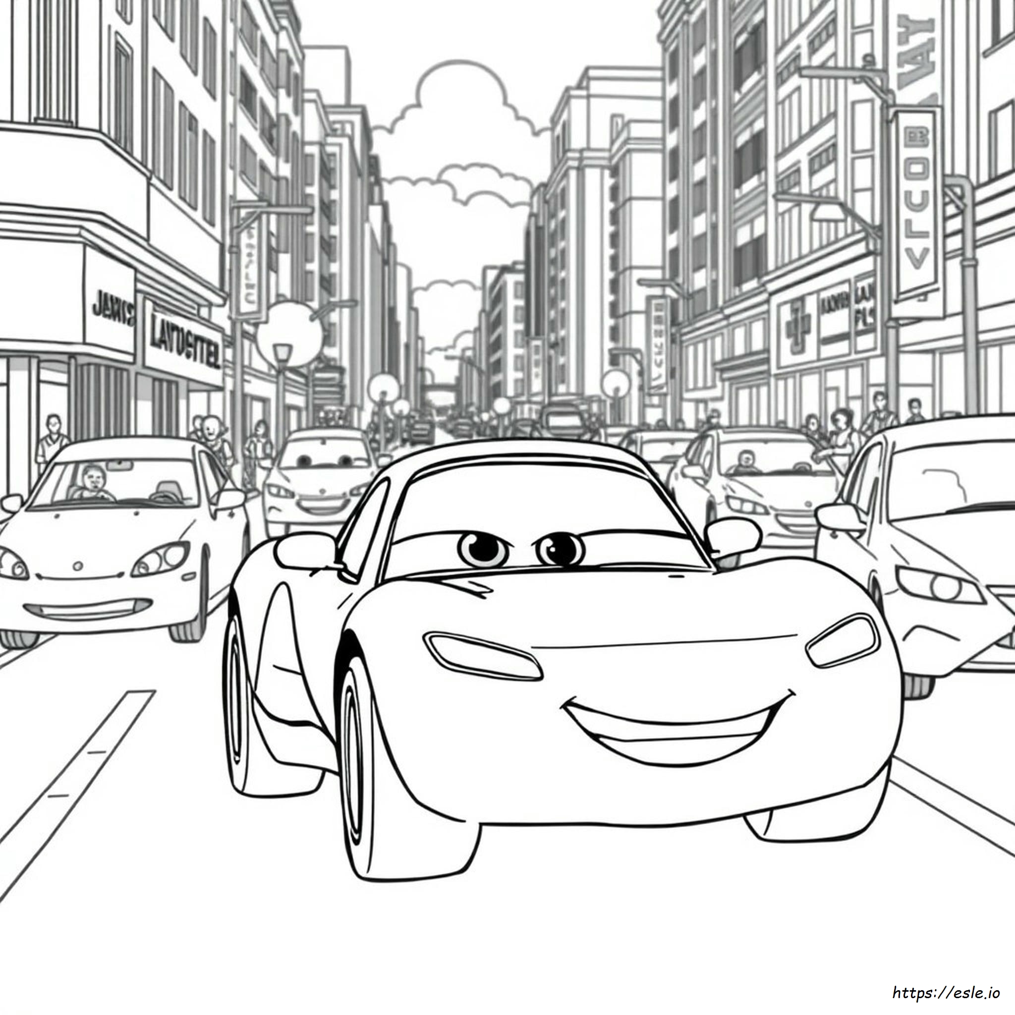 Coloring Pages Cars 2 Raoul Caroule