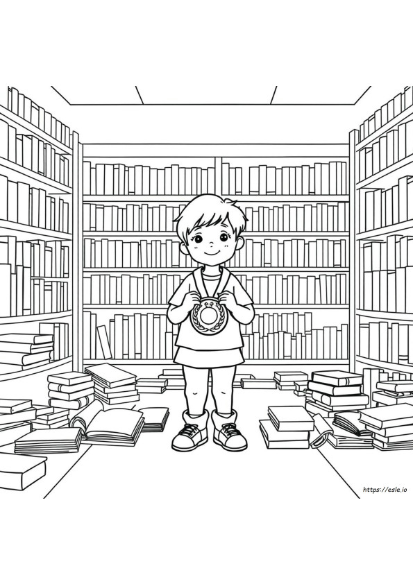 Caldecott Medal Coloring Page