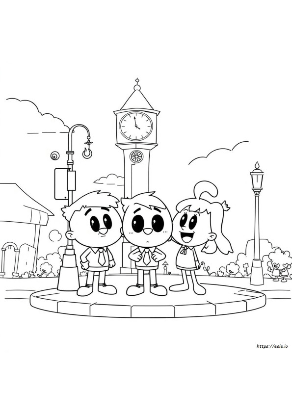 Erstaunliche Welt Von Gumball Ausmalbilder Zum Ausdrucken