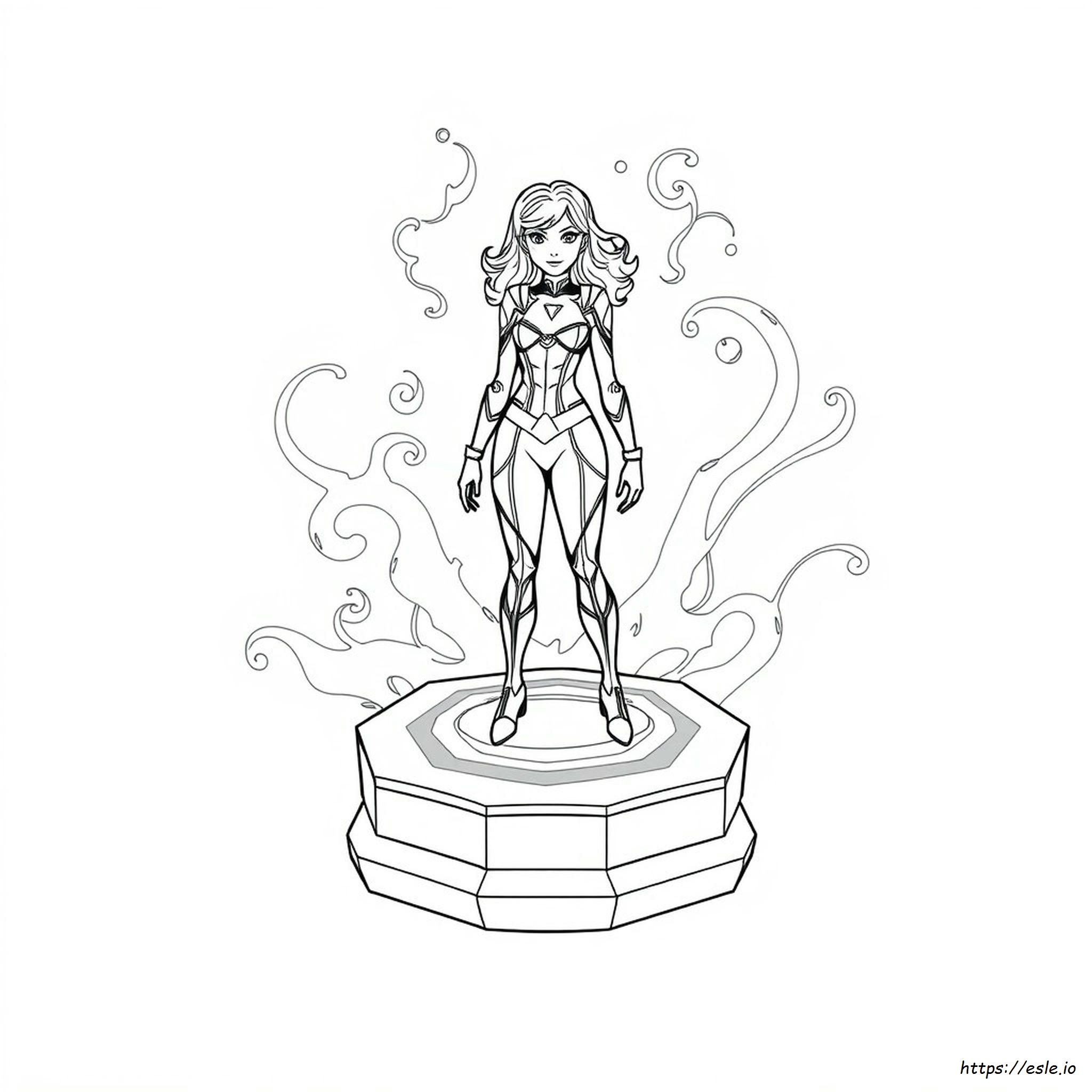 Wanda Maximoff Coloring Page