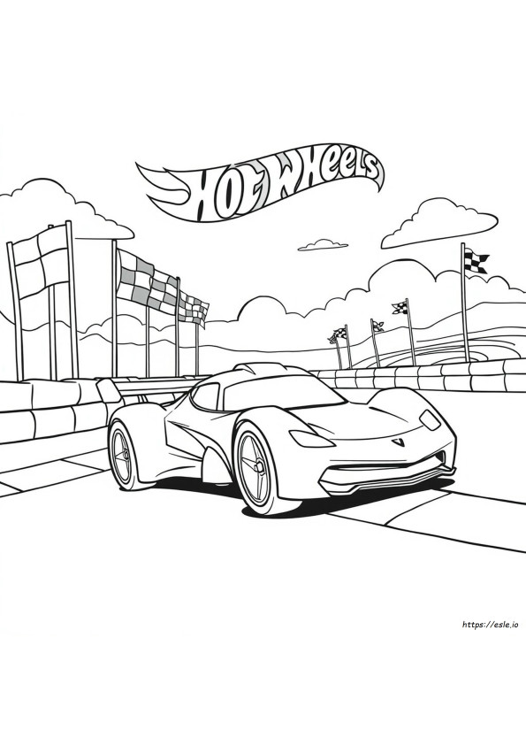 Hot Wheels Fise De Colorat
