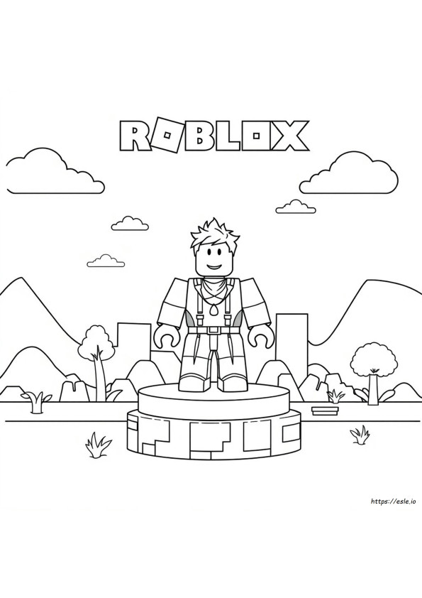 Planșe De Colorat Roblox Imprimabile