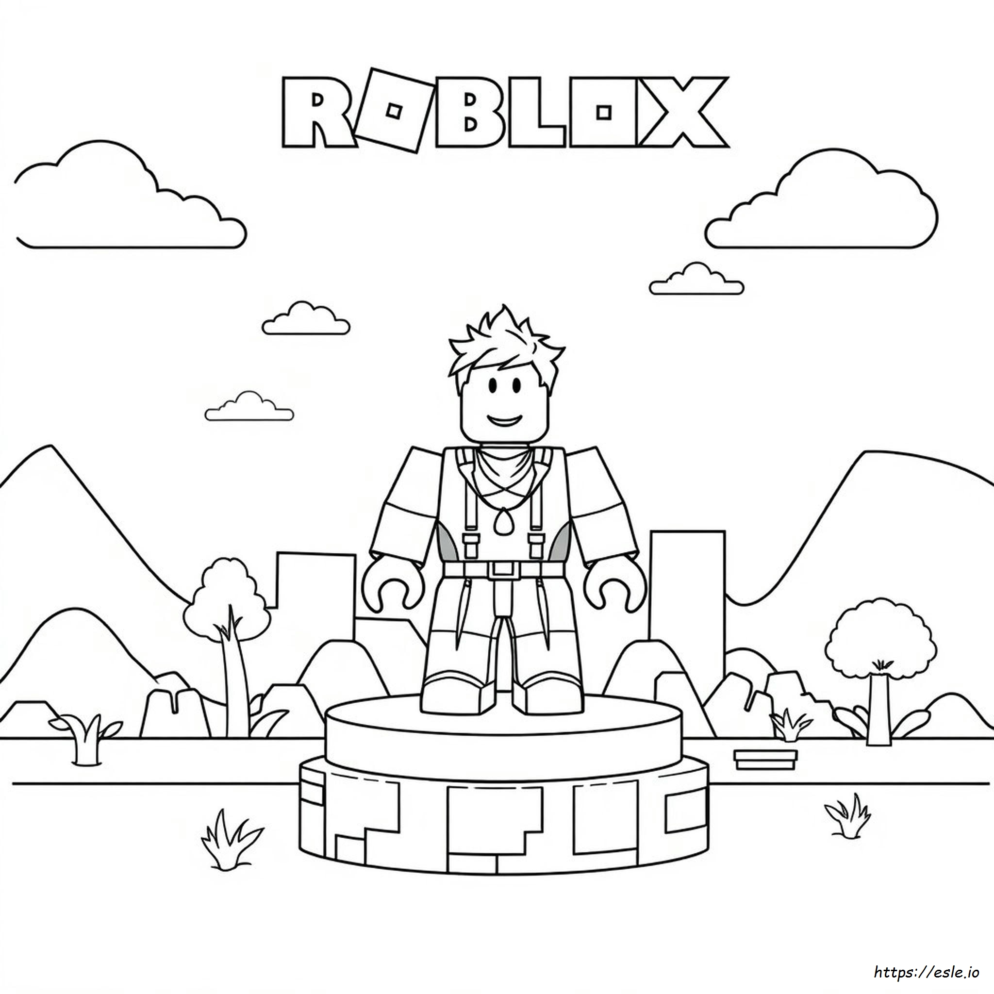 Planșe De Colorat Roblox Imprimabile