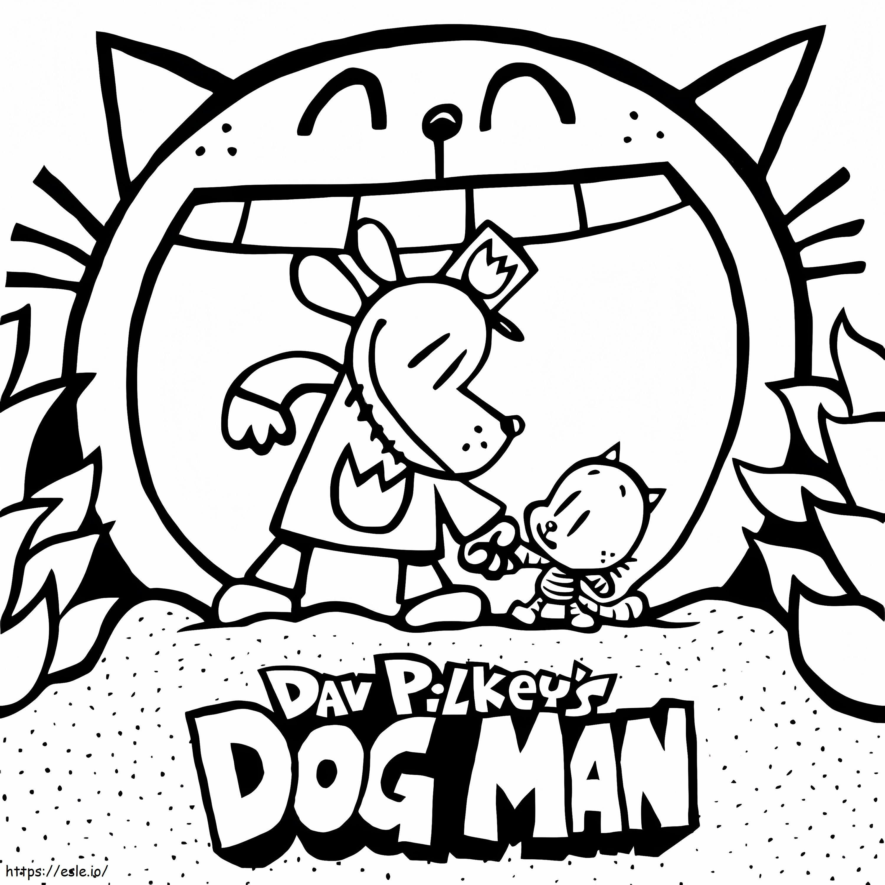 Dog Man 1 coloring page