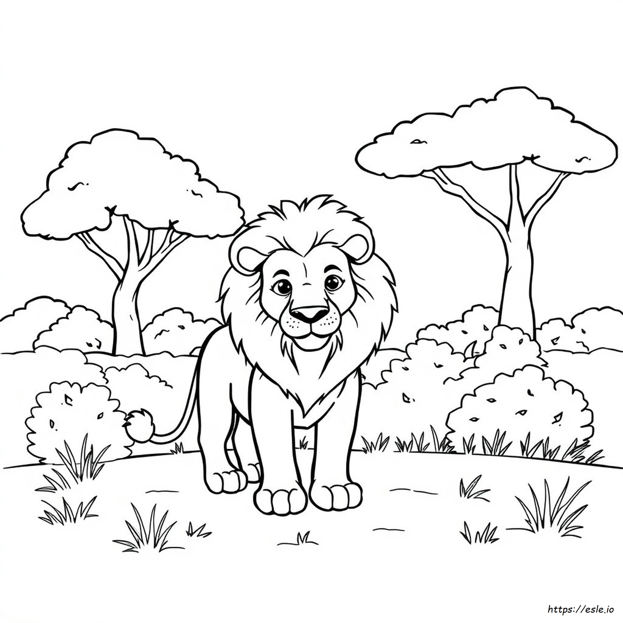 Coloring Picture Of A Lion