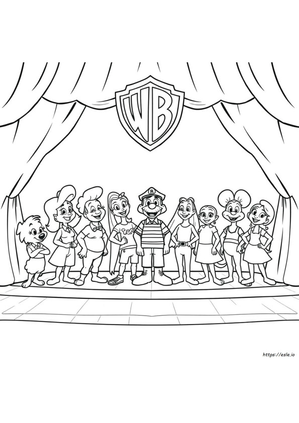 Gambar Mewarnai Warner Bros