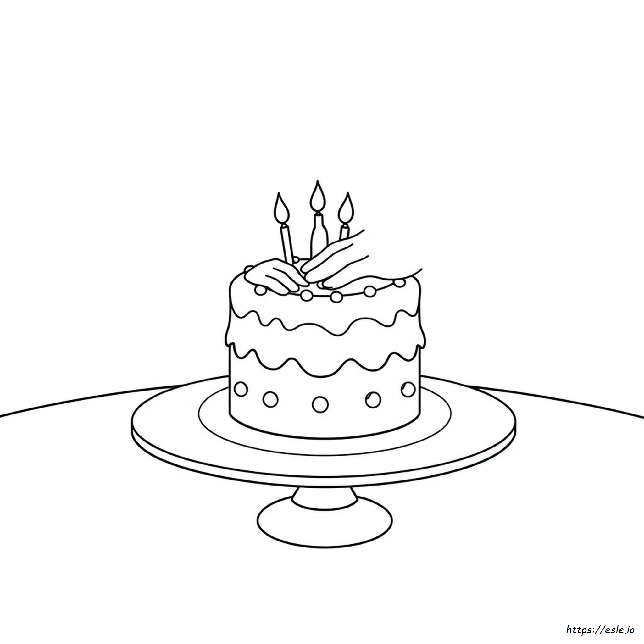 Pat A Cake Coloring Page