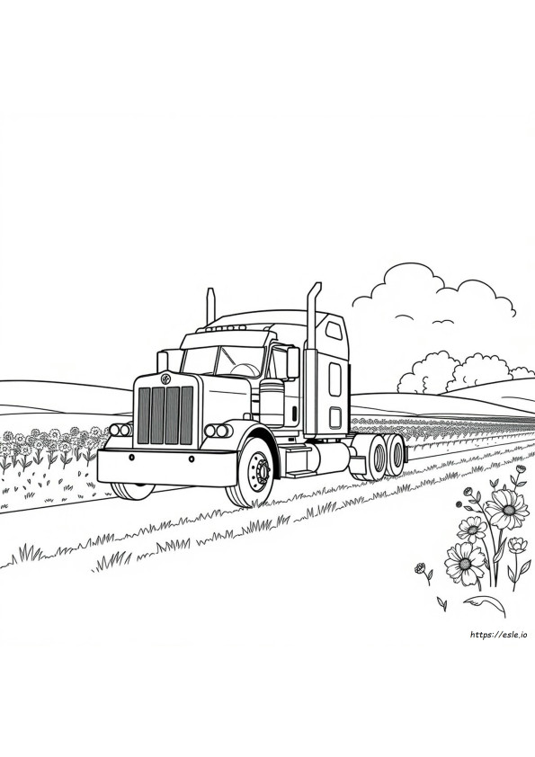 Kenworth Gambar Mewarnai