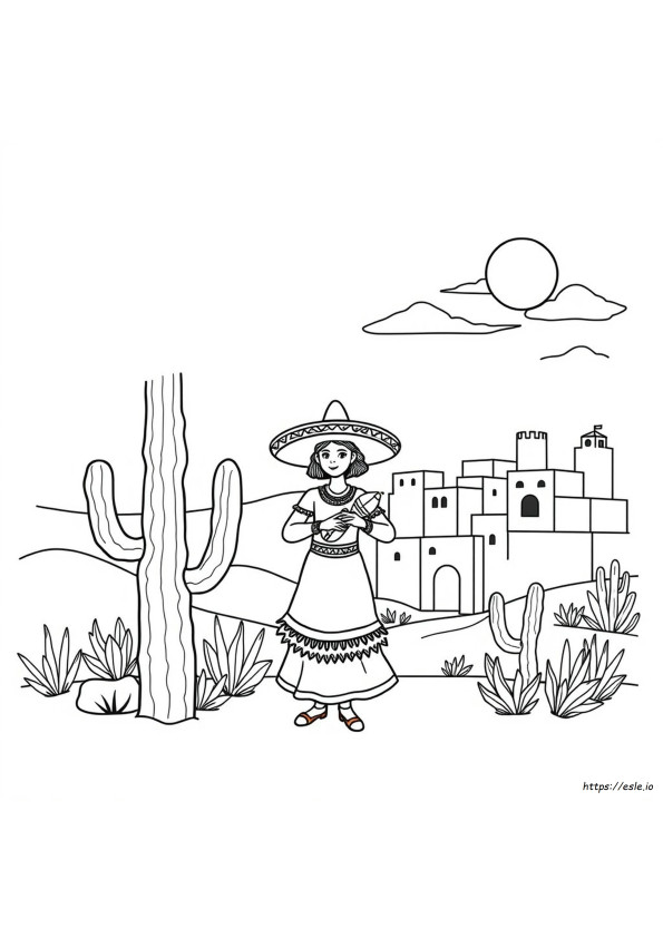 Free Printable Mexican Coloring Pages