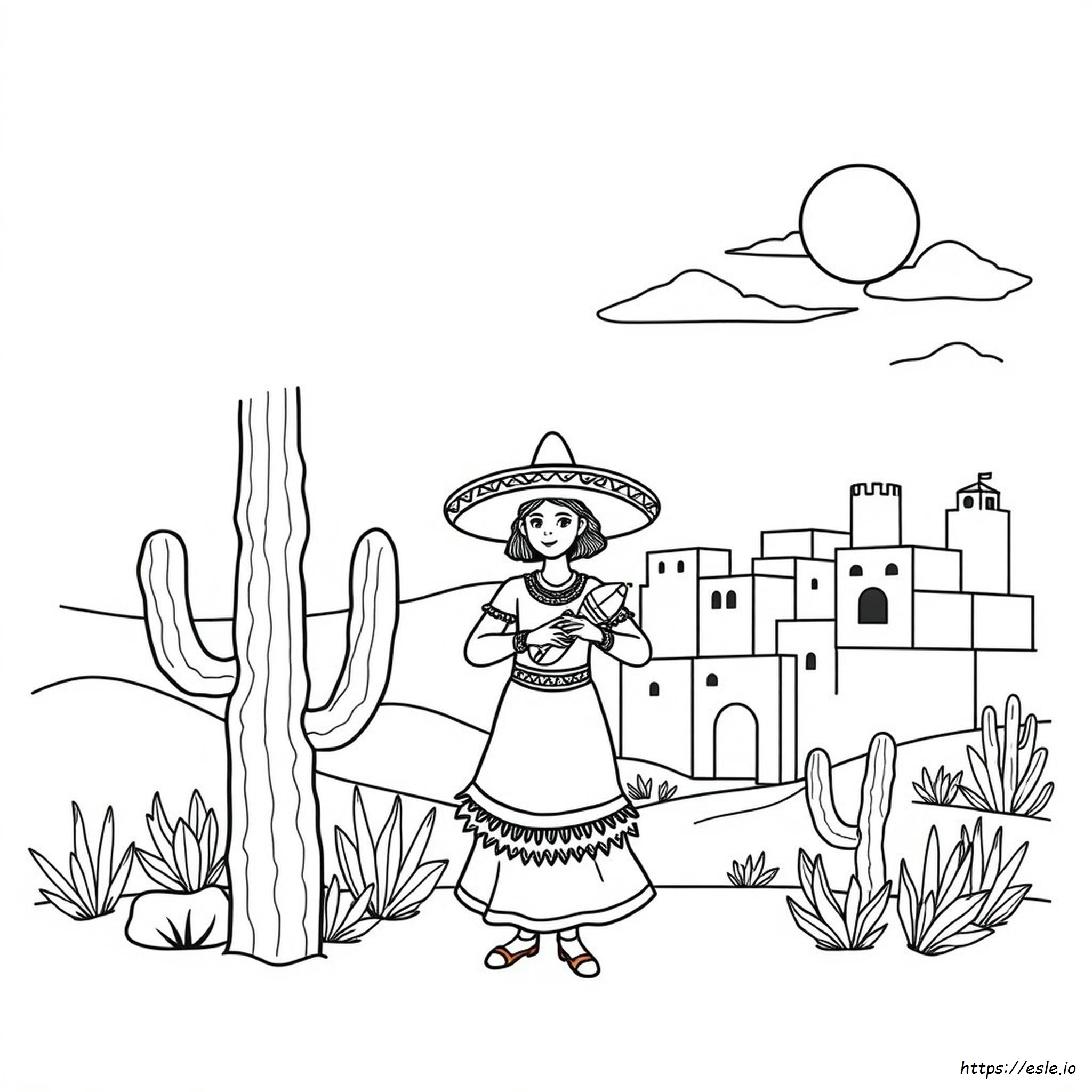 Disegni Messicani Da Colorare Stampabili Gratis