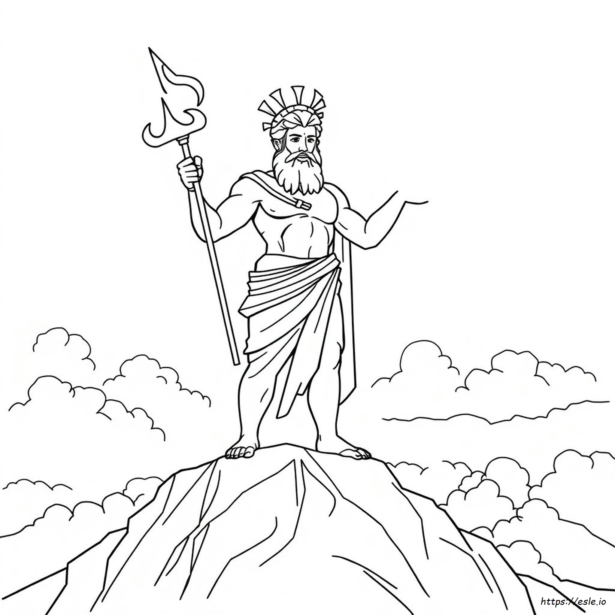 Páginas Para Colorear De Dios De La Guerra