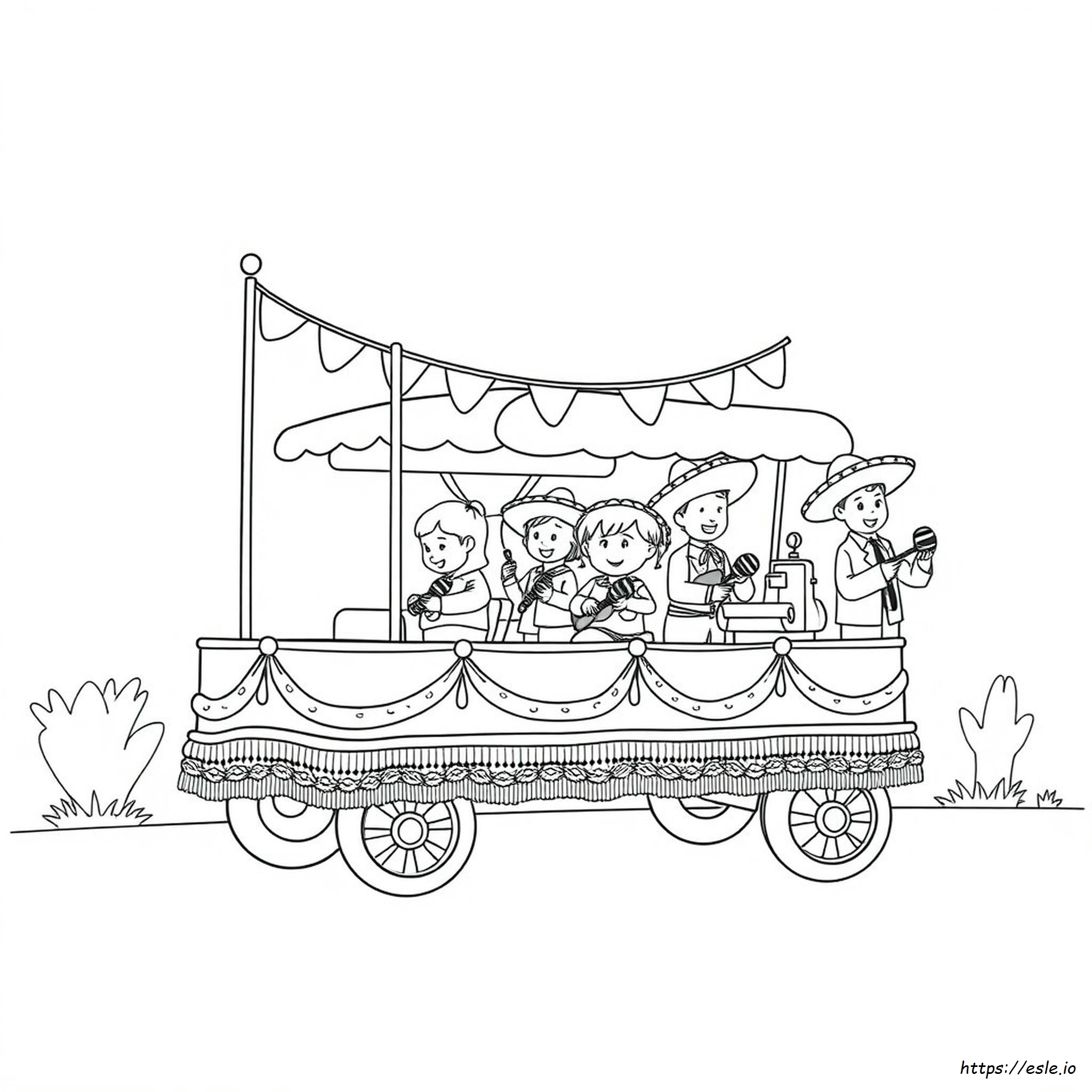 Disegni Da Colorare Del Cinco De Mayo Per La Scuola Dell'infanzia