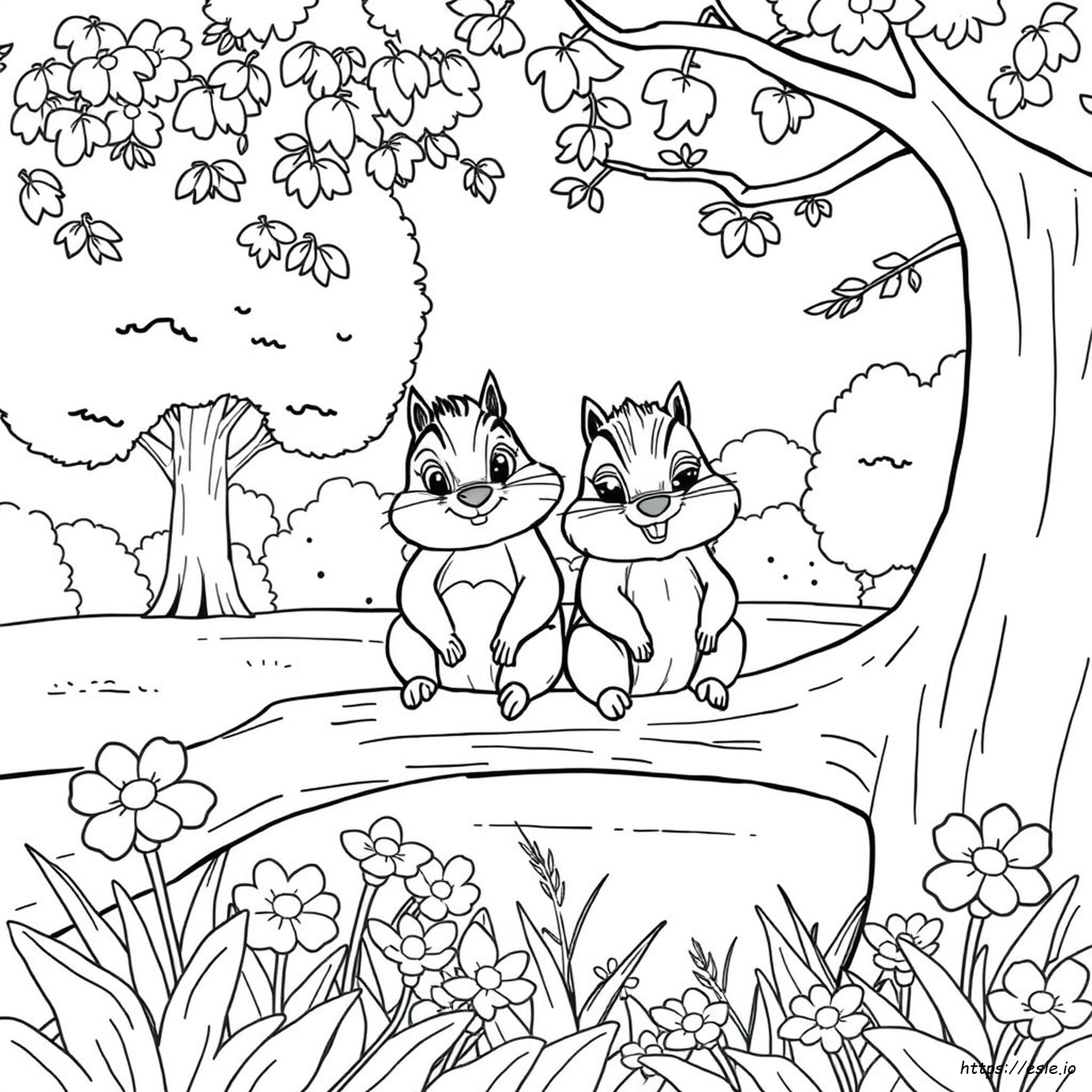 Alvin And The Chipmunks Coloring Book