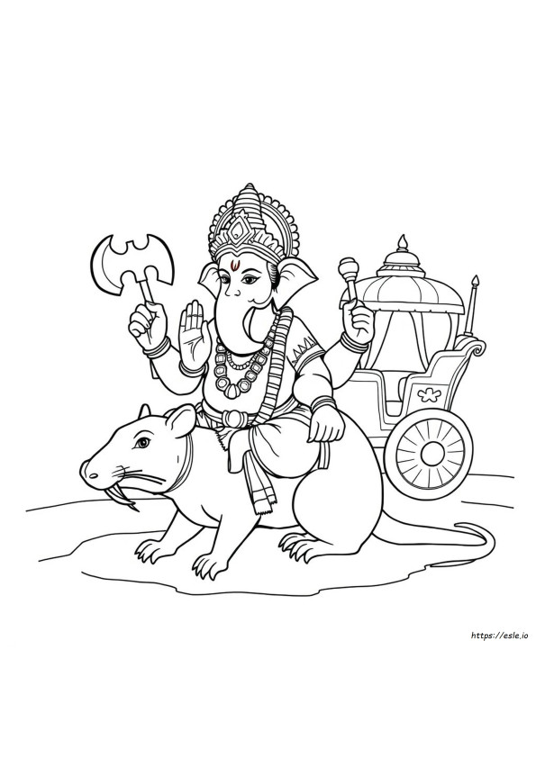 Kolorowanki Vinayagar