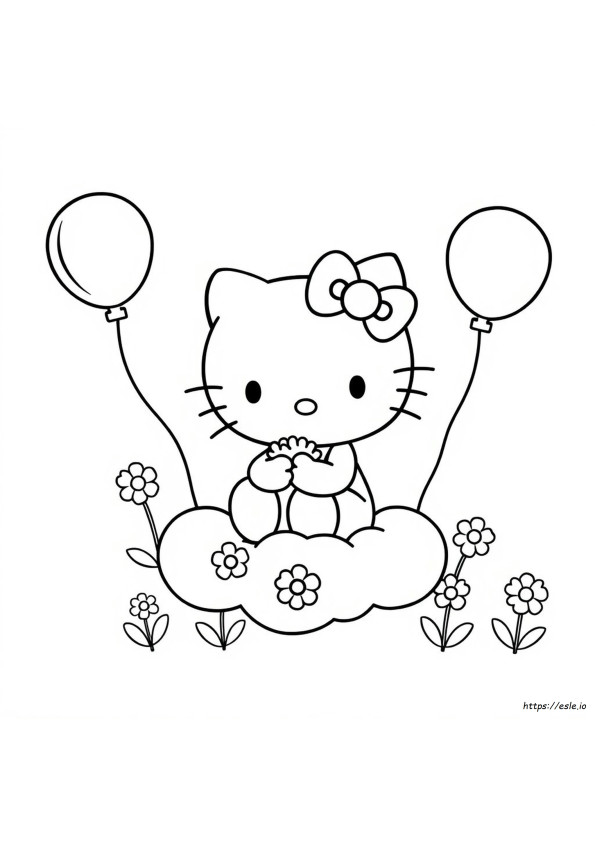 Hello Kitty Coloring Sheets Free
