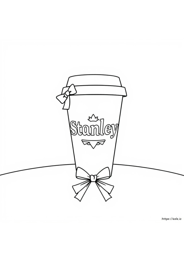 Gambar Mewarnai Stanley Cup Preppy