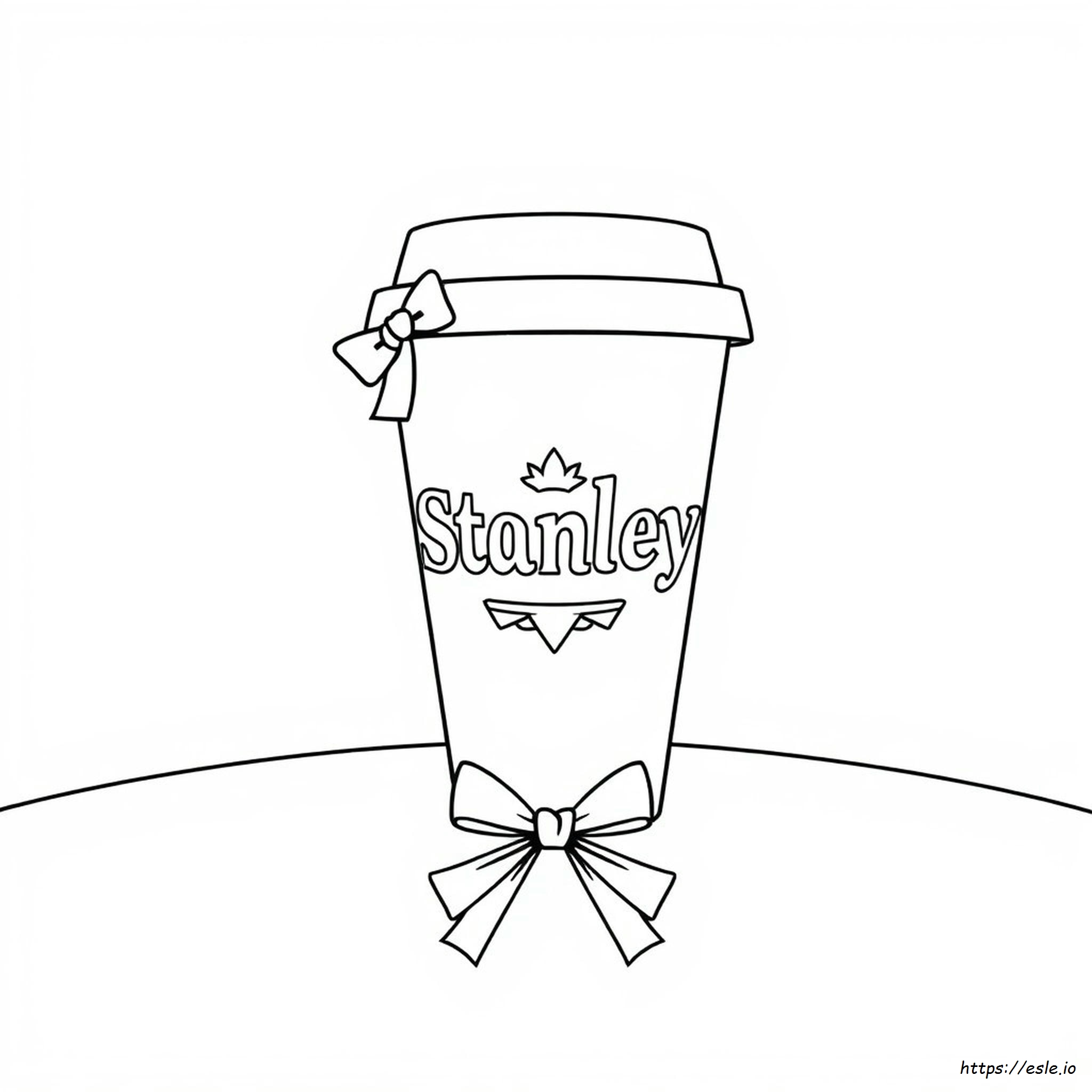 Preppy Stanley Cup Da Colorare
