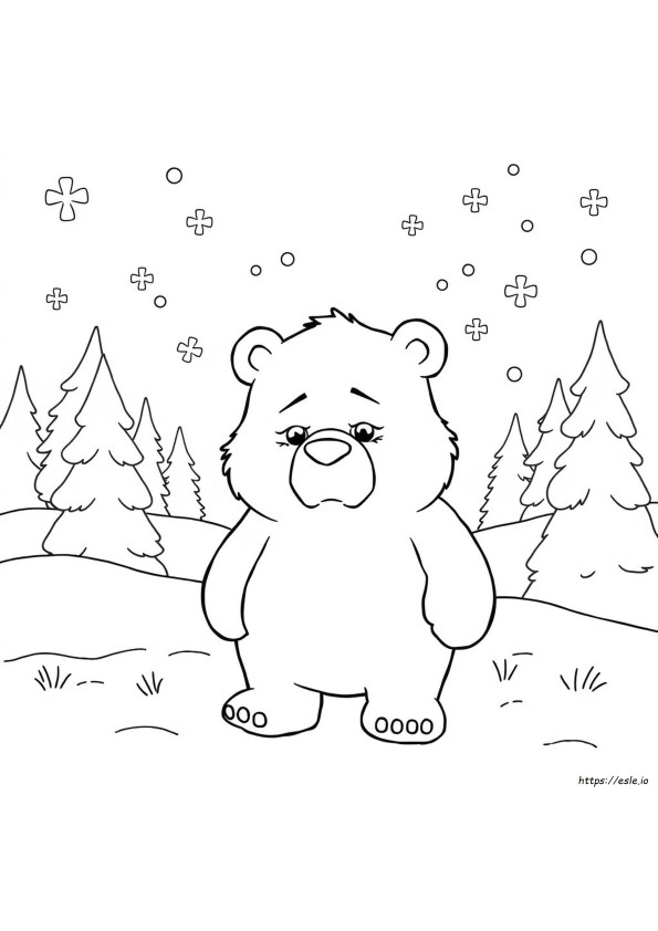 Care Bear Pemarah Dapat Dicetak Gratis Gambar Mewarnai
