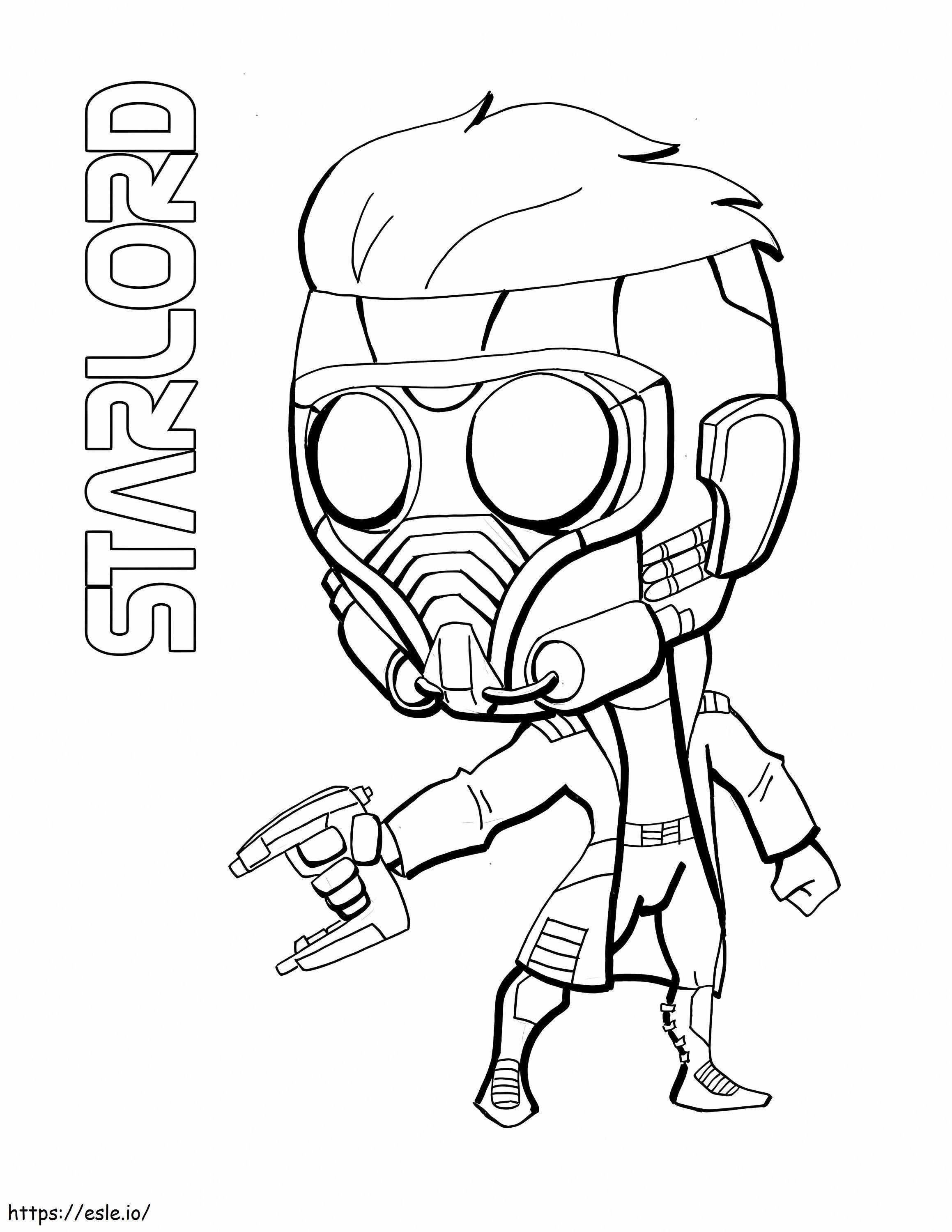 Starlord coloring page