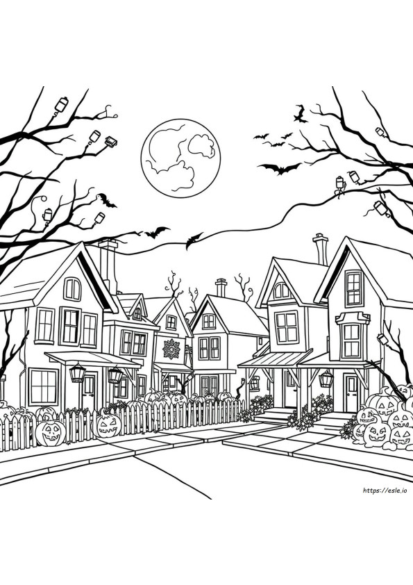 Selamat Halloween Mewarnai