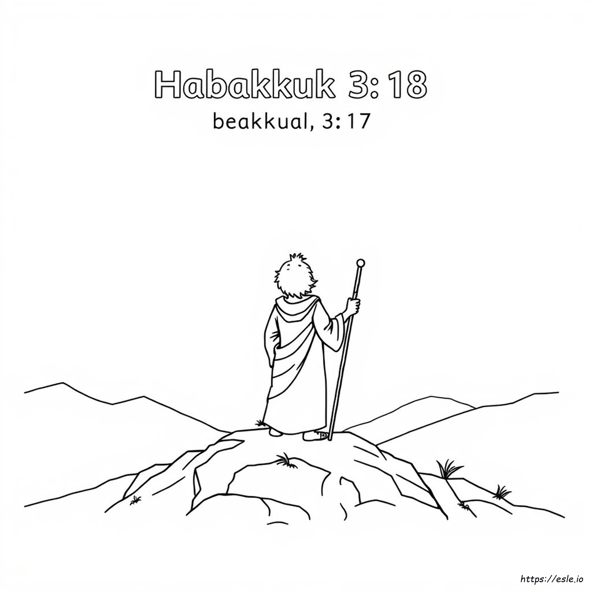 Habacuc 3:17 18 Página Para Colorear