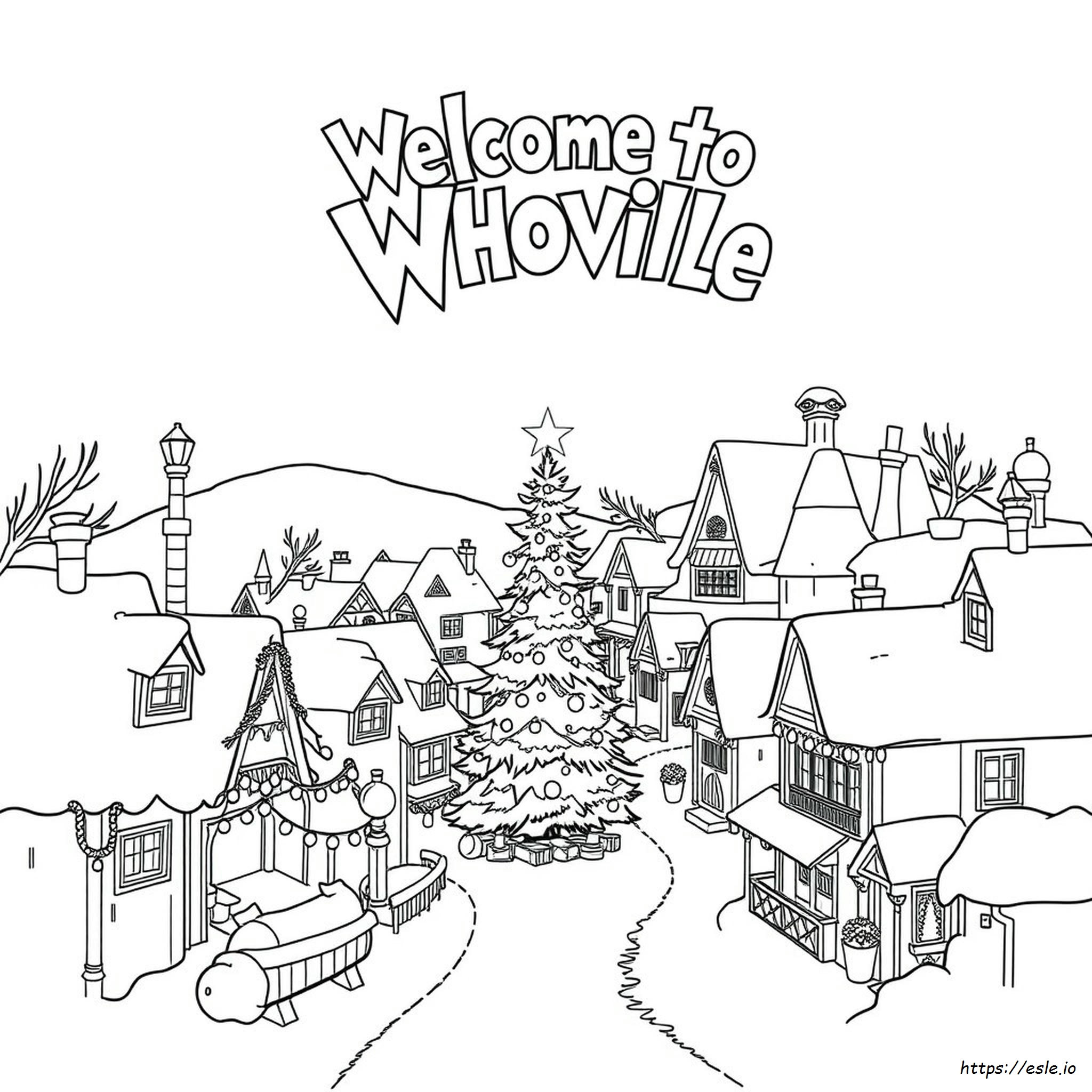 Pagina Da Colorare Benvenuti A Whoville