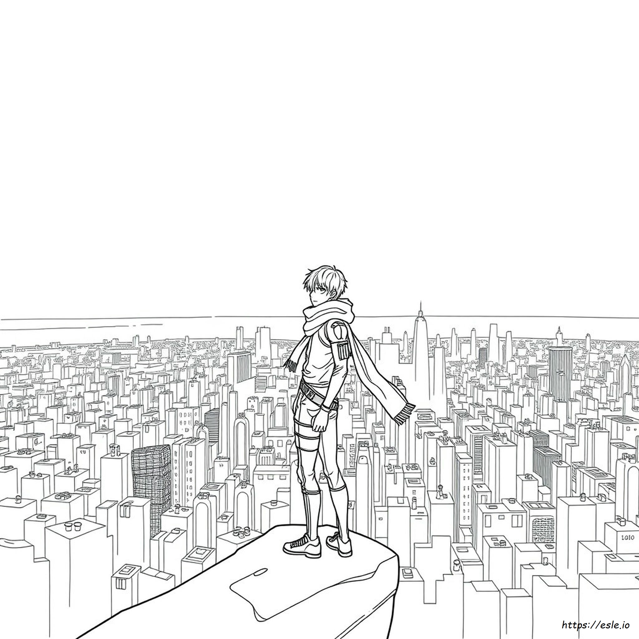 Eren Yeager Coloring Pages