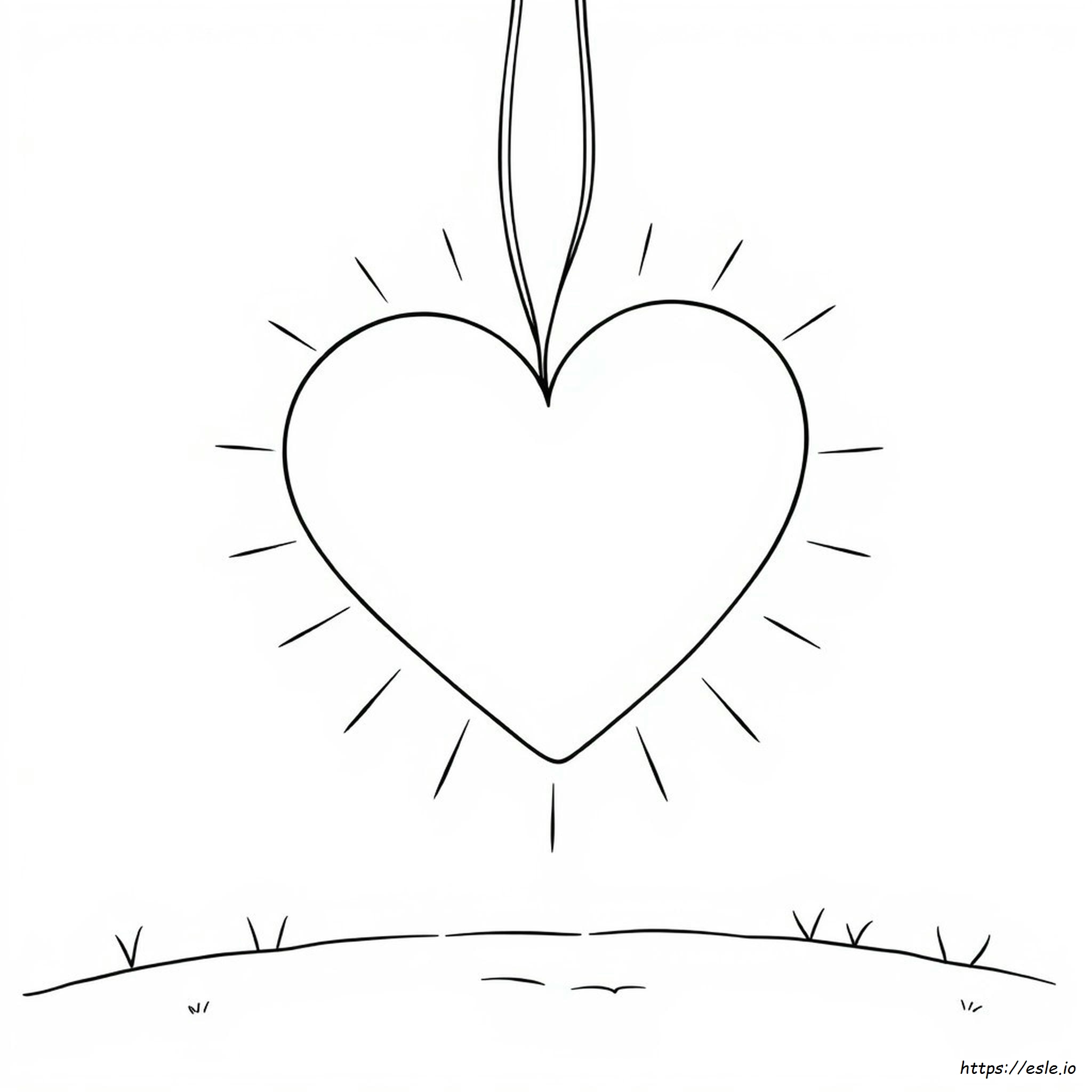 Cuore Grande Da Colorare