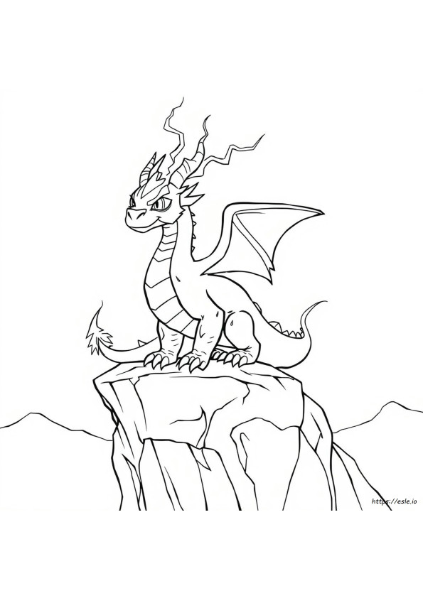 Thunderdrum Dragon Coloring Page