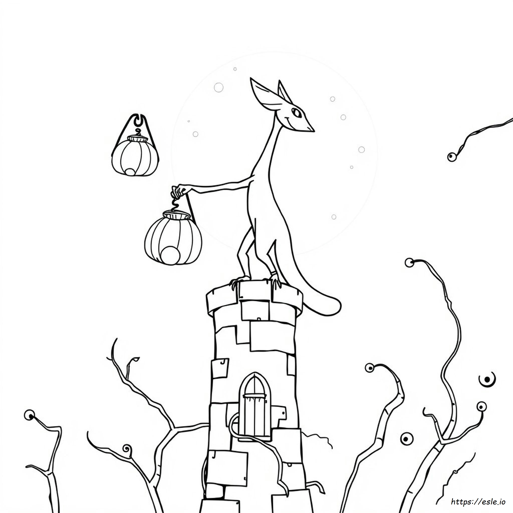 Rapunzel Halloween Da Colorare