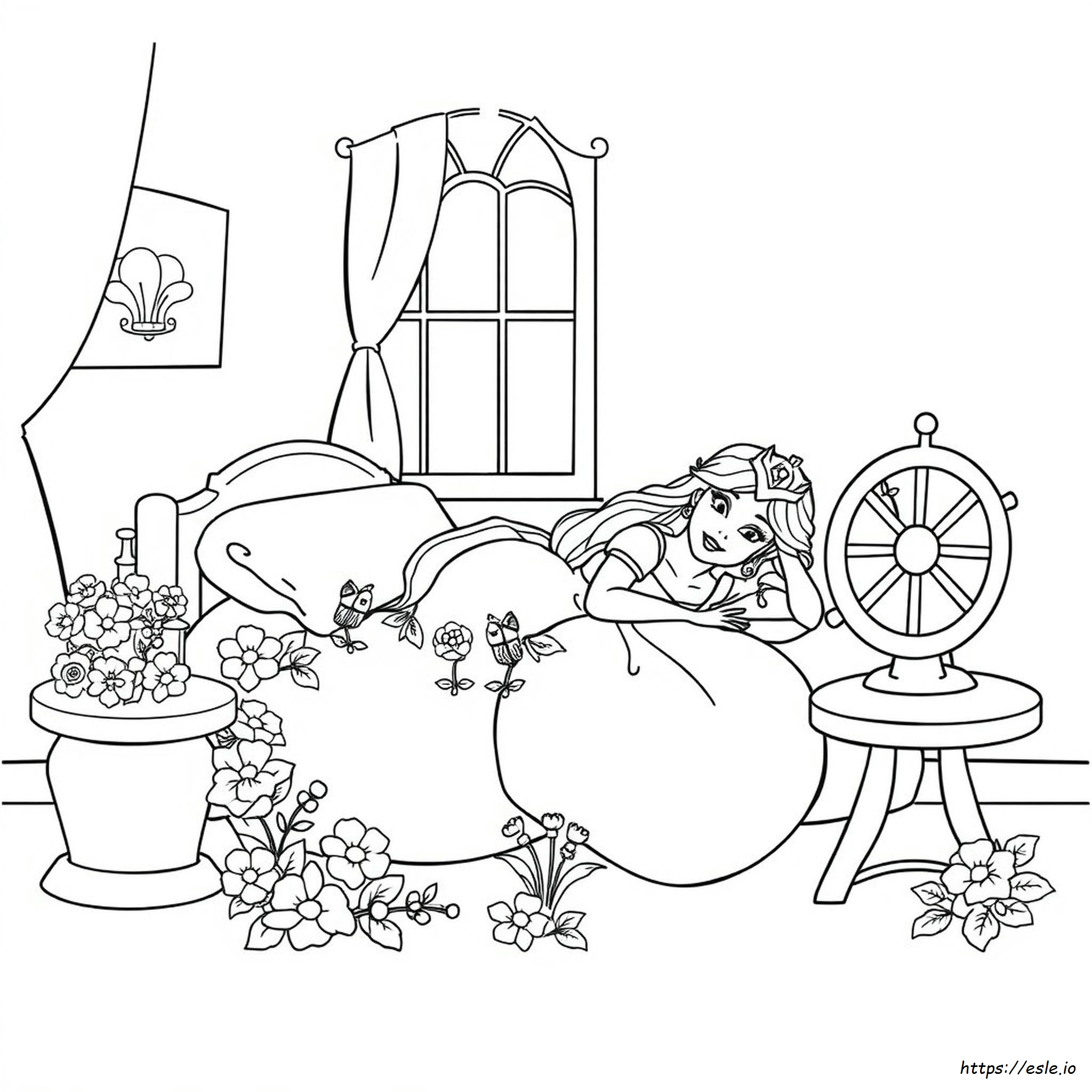 Coloriages Gratuits À Imprimer La Belle Au Bois Dormant