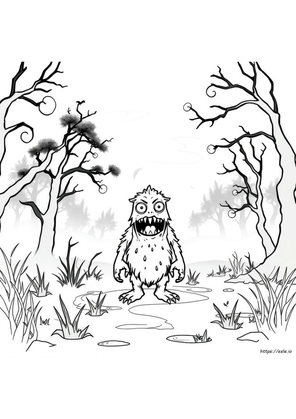 Coloriages De Monstres Réalistes