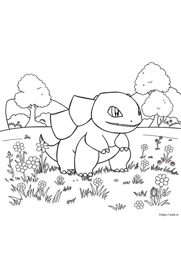 Bulbasaur Pokemon Da Colorare