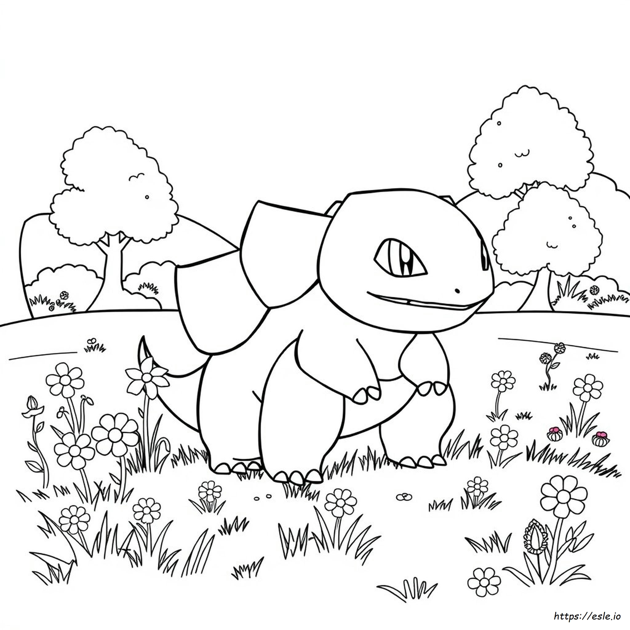 Pokemon Coloring Bulbasaur