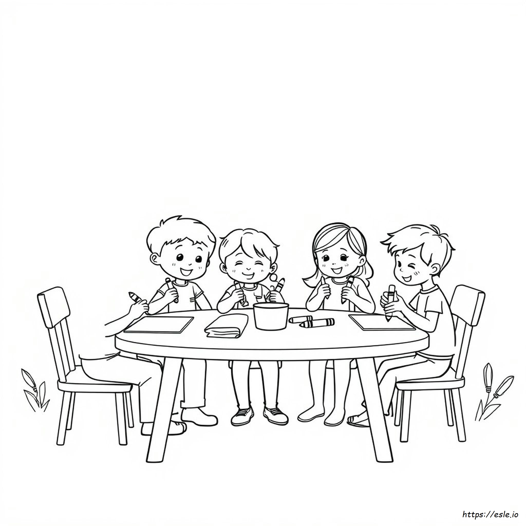 Famiglia Da Colorare
